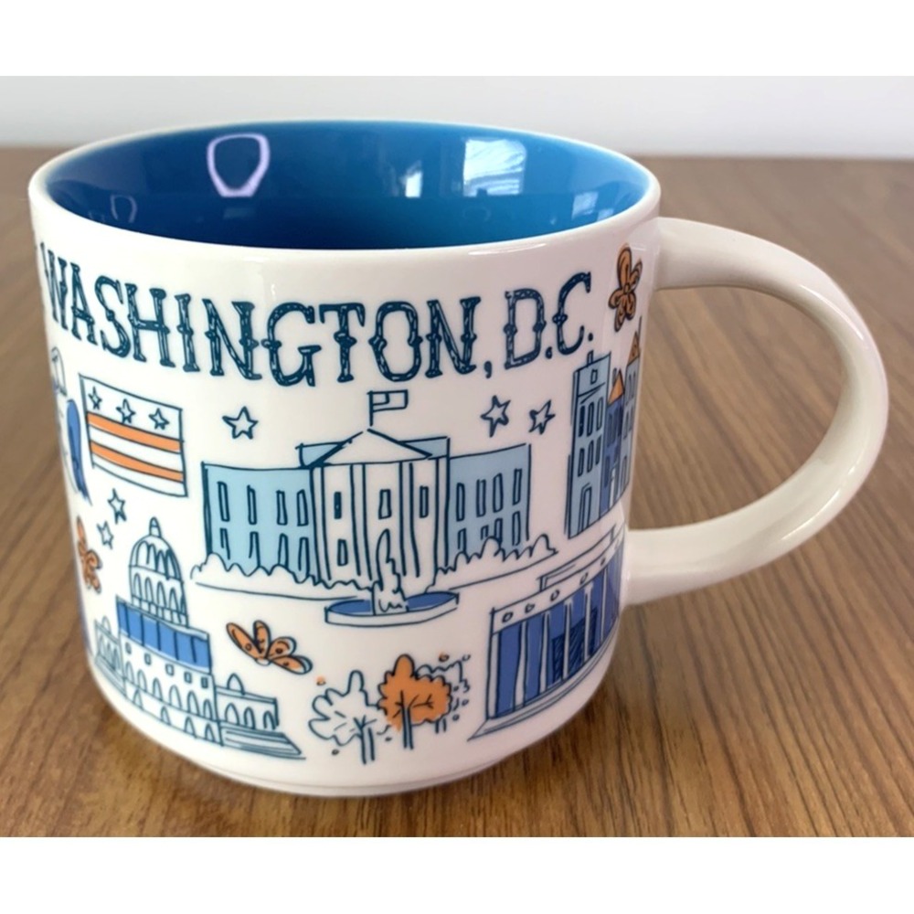 STARBUCKS 2017 Washington DC - BEEN THERE SERIES - Coffee Mug/Cup 14 oz No Box